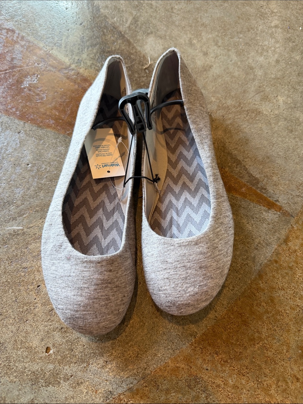 Women's Lightweight Grey Ballet Flats